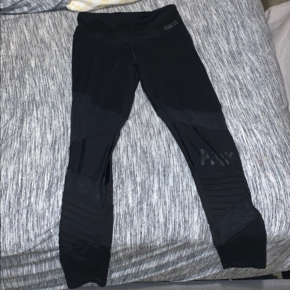 vs pink mesh leggings